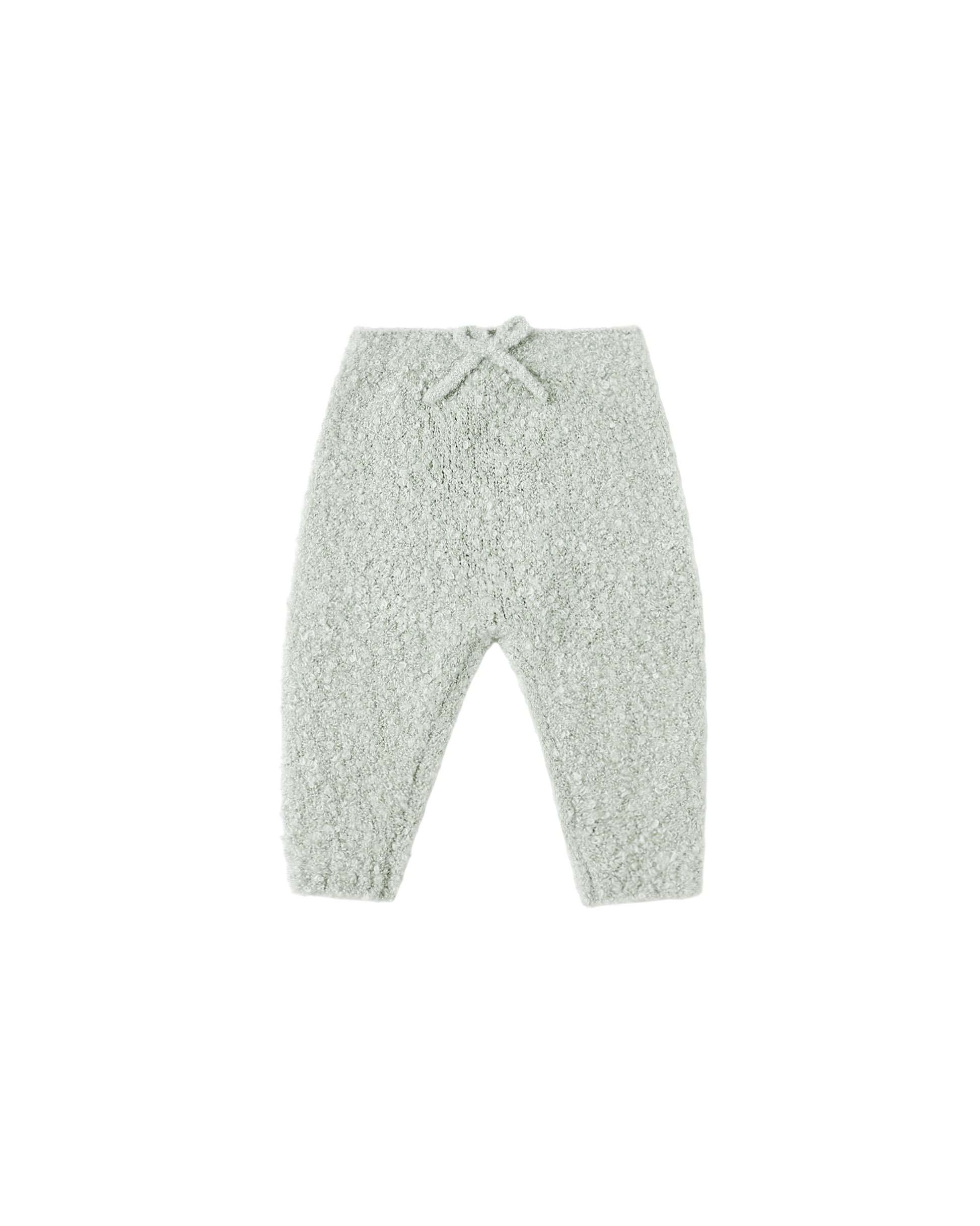 KNIT PANT || PISTACHIO BOUCLE
