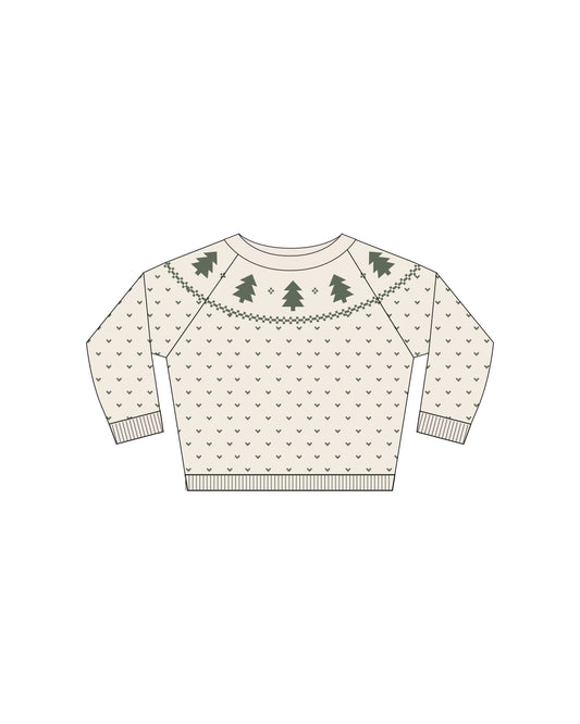 FAIR ISLE SWEATER | TREES