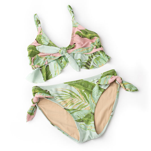 Shimmer Ruffle Bikini | Cabana Palms