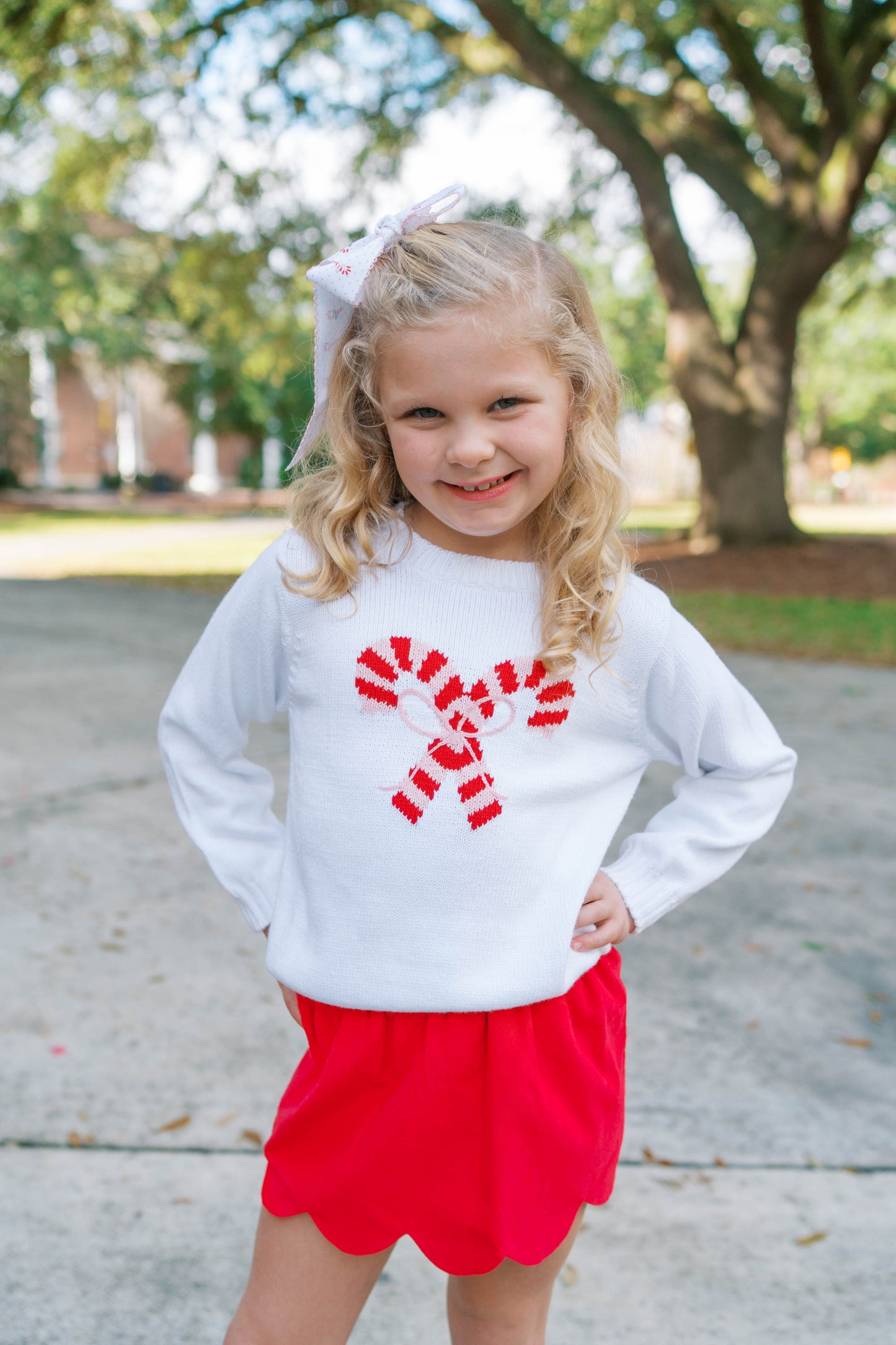 Susie Scallop Skirt| High Point Red Corduroy