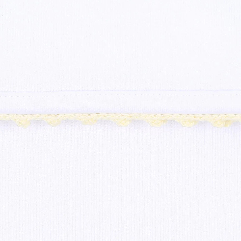 Baby Joy Yellow Crochet Trim Converter