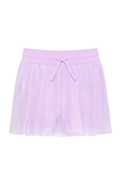 LAVENDER PLEATED SKORT