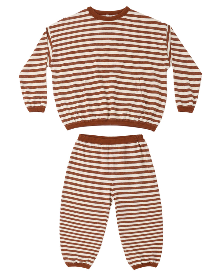 RELAXED SET BRICK STRIPE