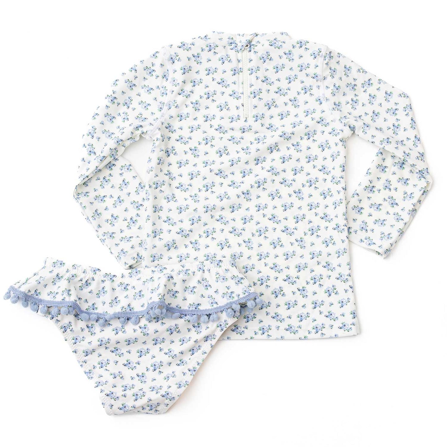 Rash Guard Set | Cottage Floral Blue