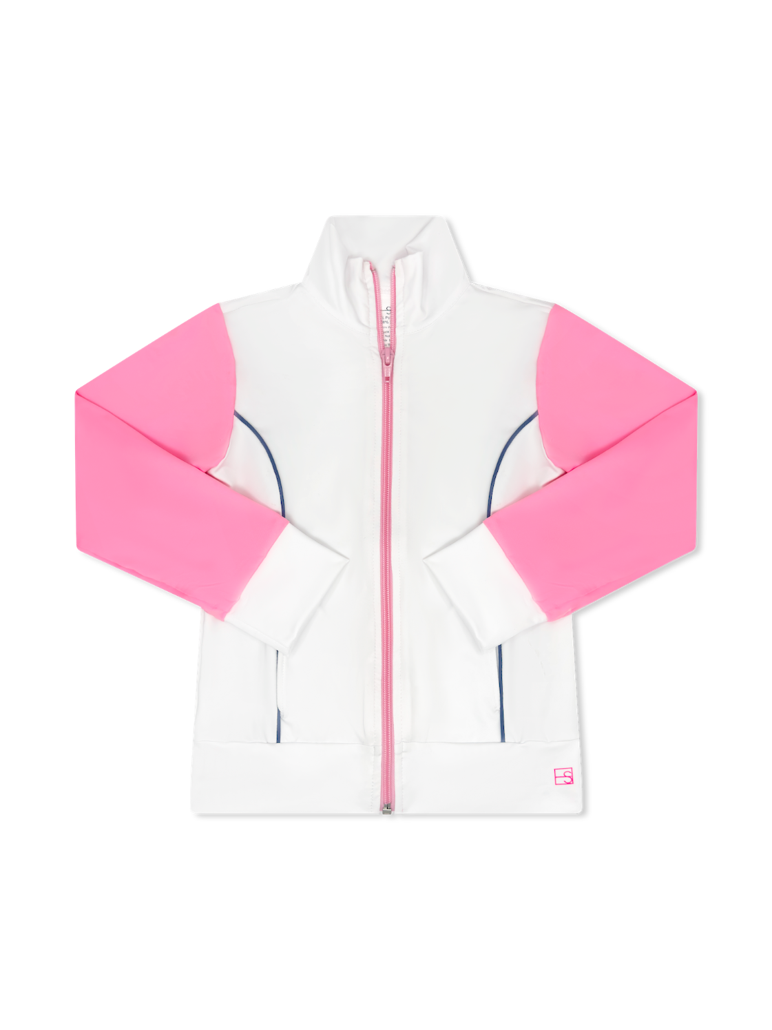 Juliet Jacket | Pure Coconut, Flamingo Pink, & Baton Rouge Blue