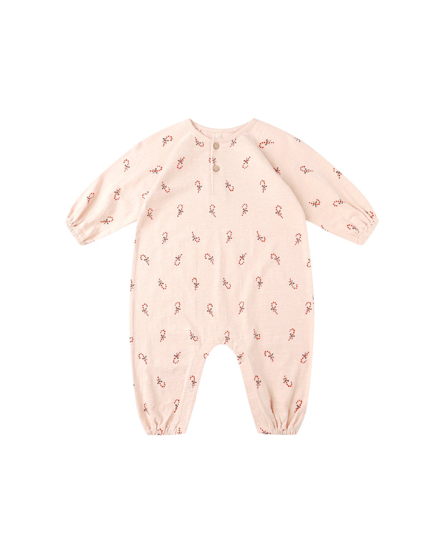 HENLEY JUMPSUIT || CANDY CANES