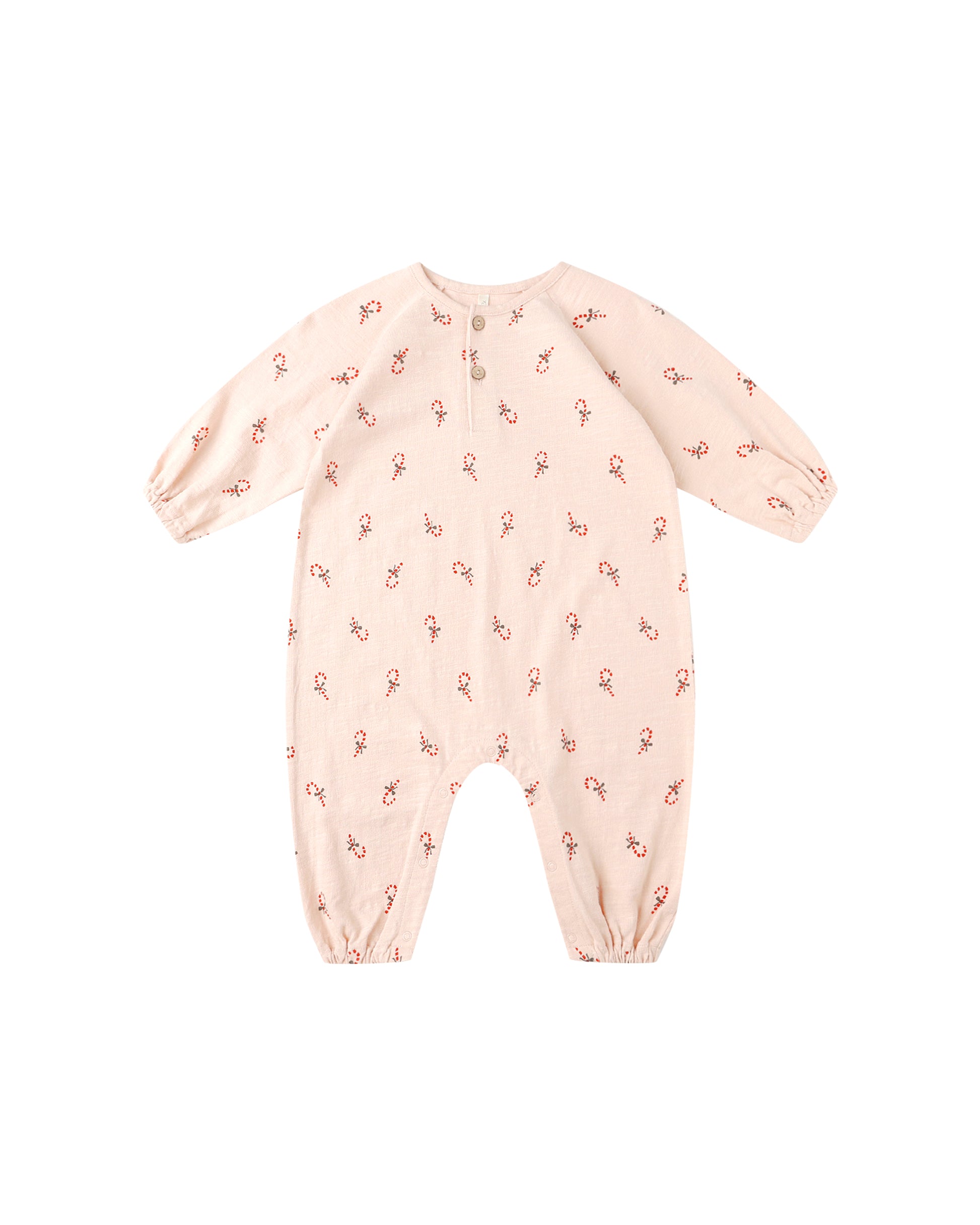 HENLEY JUMPSUIT || CANDY CANES