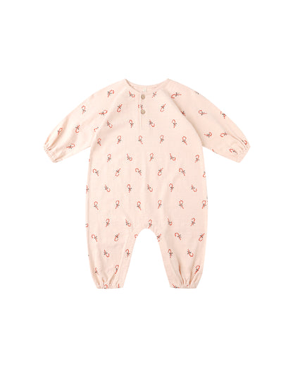 HENLEY JUMPSUIT || CANDY CANES