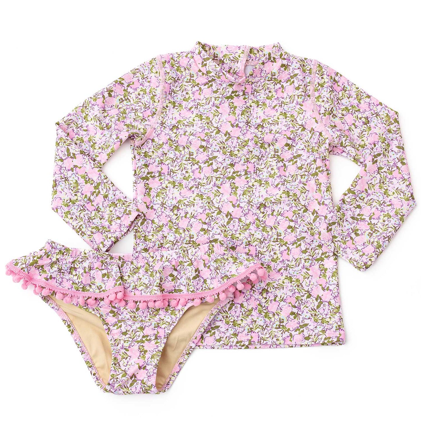 Rash Guard Set | Blushing Blooms
