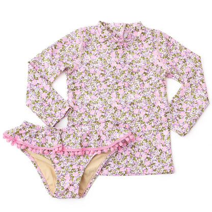 Rash Guard Set | Blushing Blooms