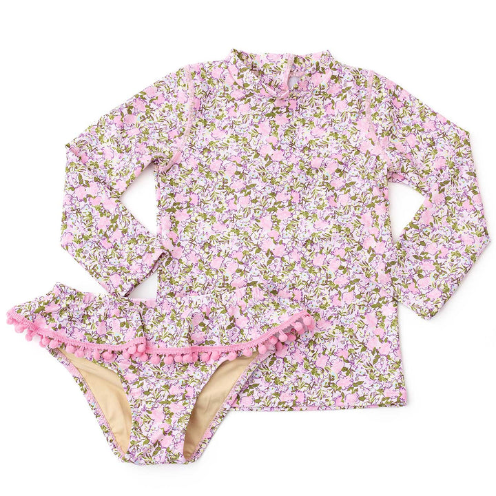 Rash Guard Set | Blushing Blooms