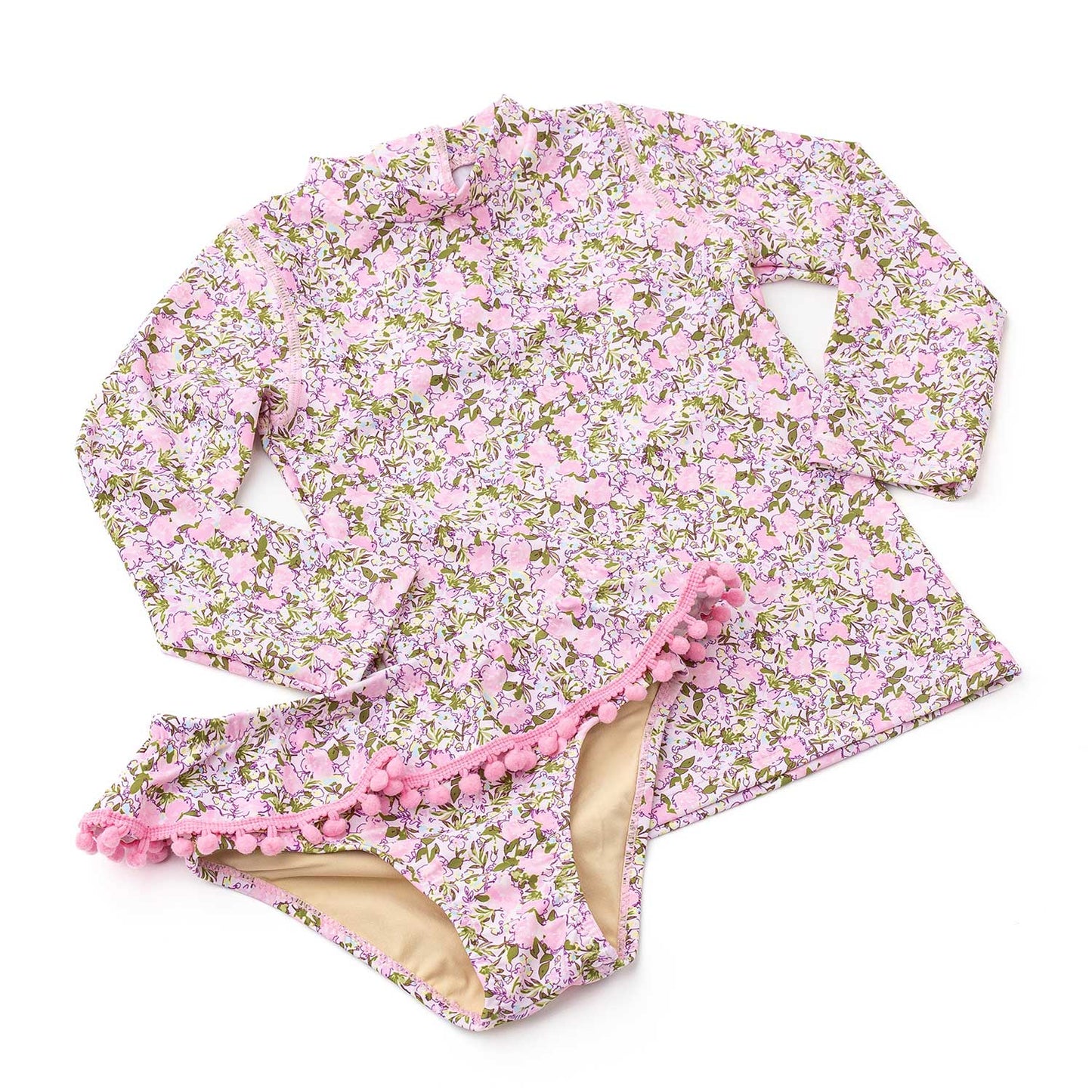 Rash Guard Set | Blushing Blooms