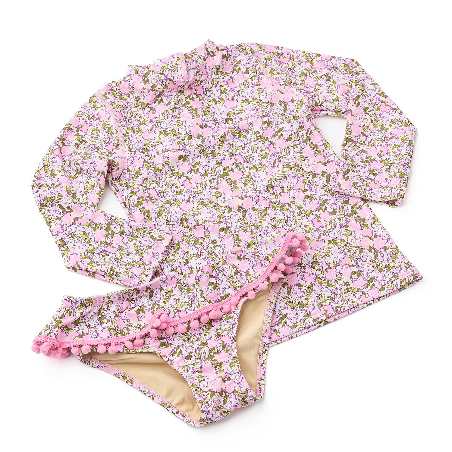 Rash Guard Set | Blushing Blooms