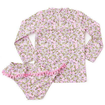Rash Guard Set | Blushing Blooms