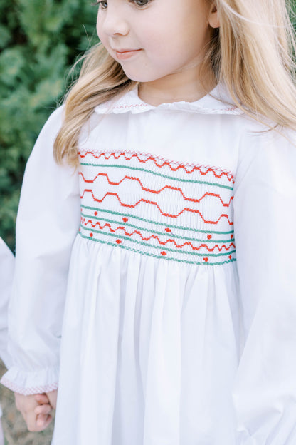 Sadie Dress | Redford Red Windowpane