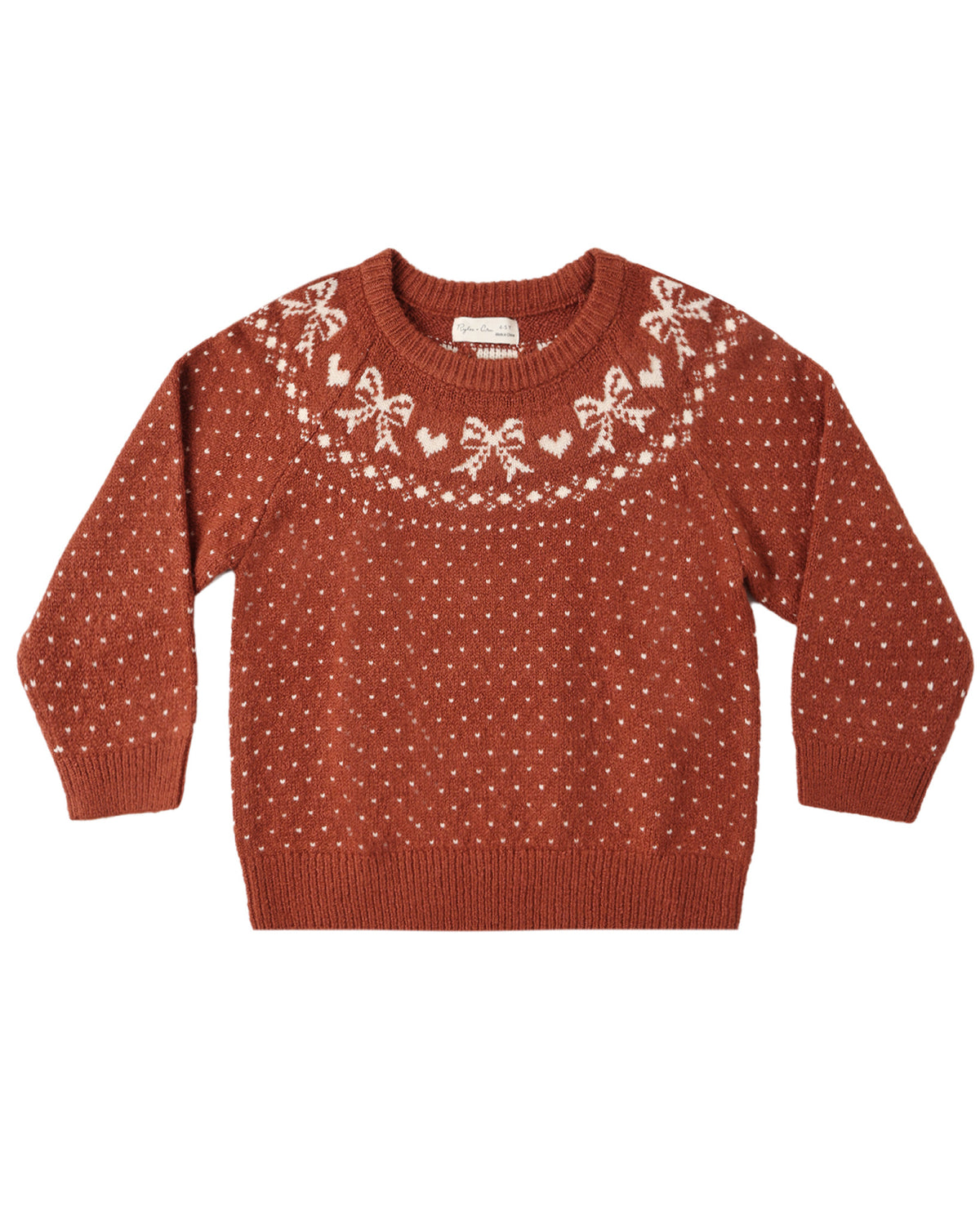 FAIR ISLE SWEATER RUBY