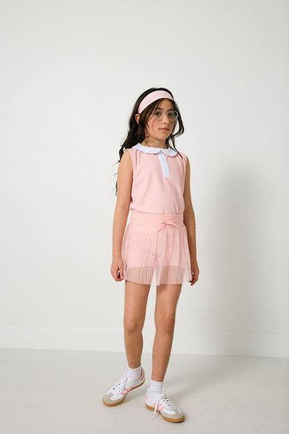 PINK/WHITE GIRLY GIRL TANK