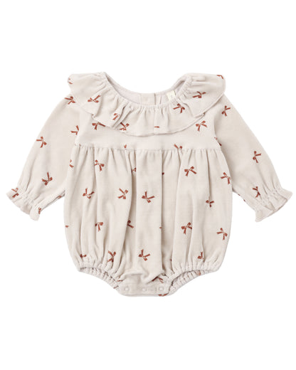 WENDY ROMPER RED BOWS