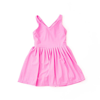 Pleated Active Dress | Pink