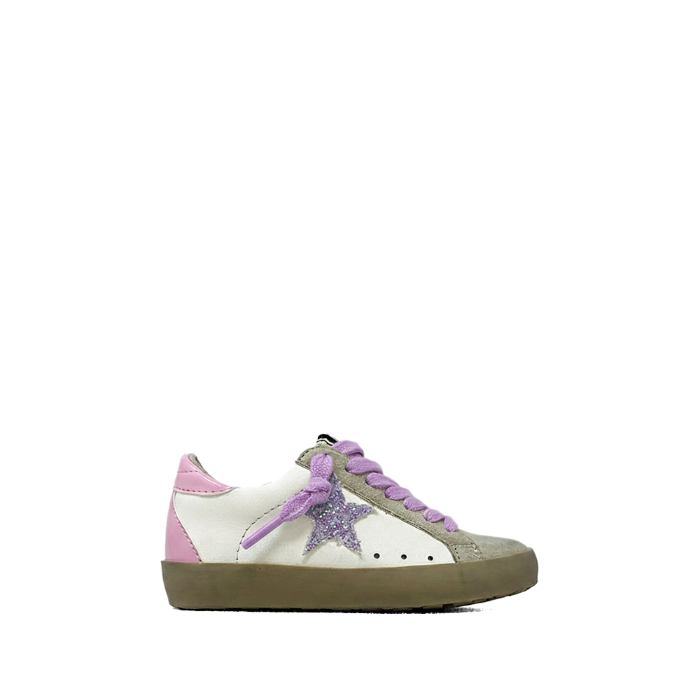 Paula Kids Sneaker | Lilac Glitter