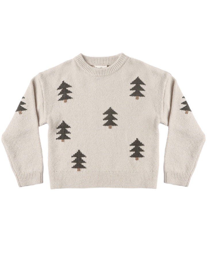 ASPEN SWEATER TREE JACQUARD