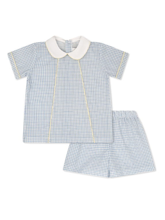 ADAM SHORT SET SKYLINE PLAID