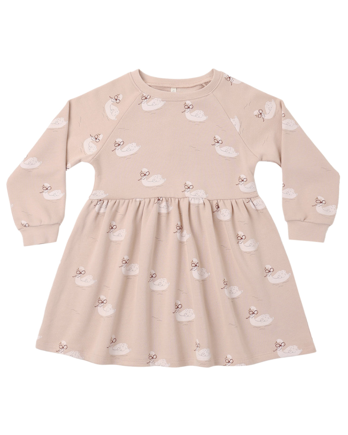 RAGLAN DRESS SWANS