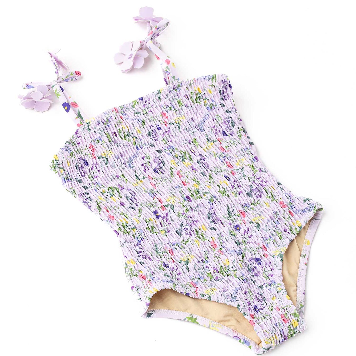 Smocked One-Piece | Wildflower Fields