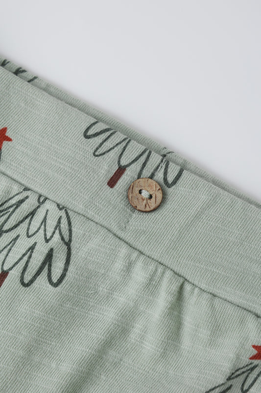 LONG SLEEVE TEE + PANT SET || TREES