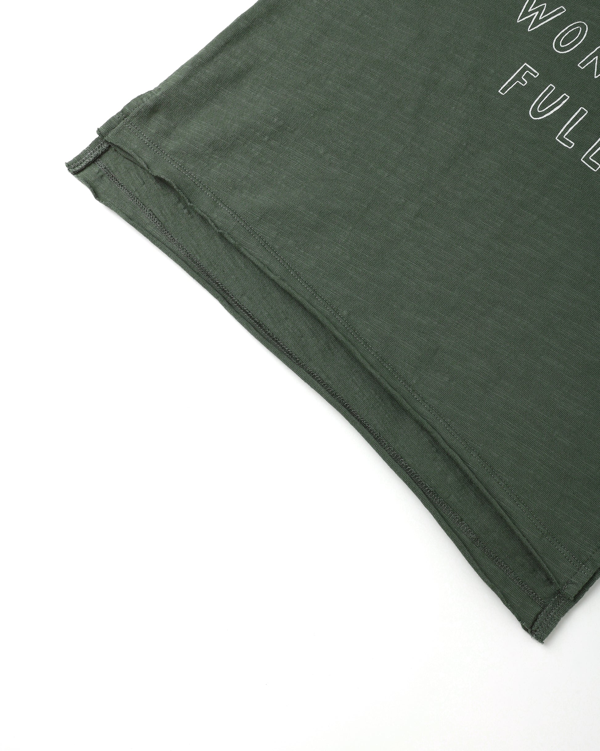 RAW EDGE LONG SLEEVE TEE || LIFE IS WONDER FULL