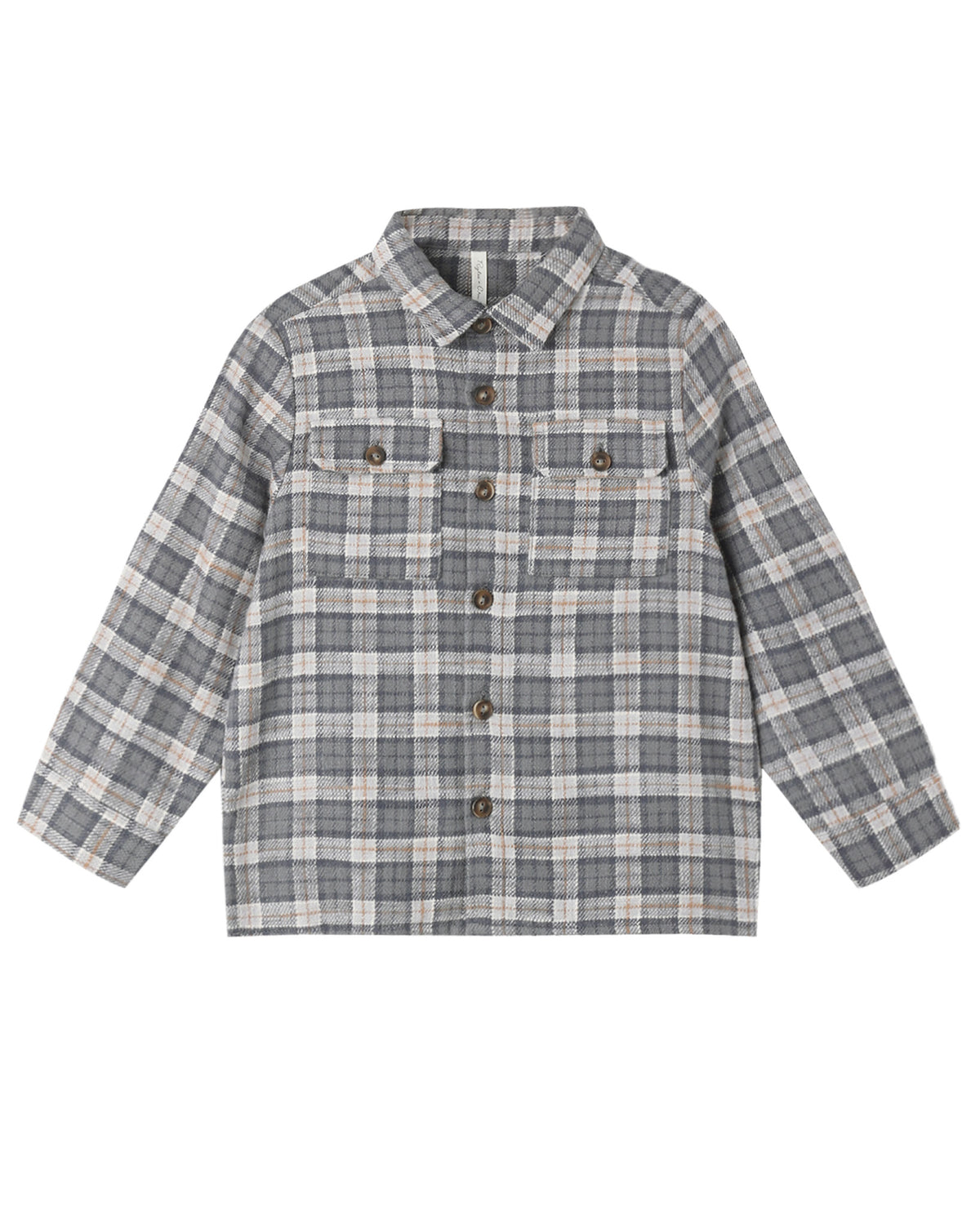 POCKETED FLANNEL SHIRT WINTER PLAID