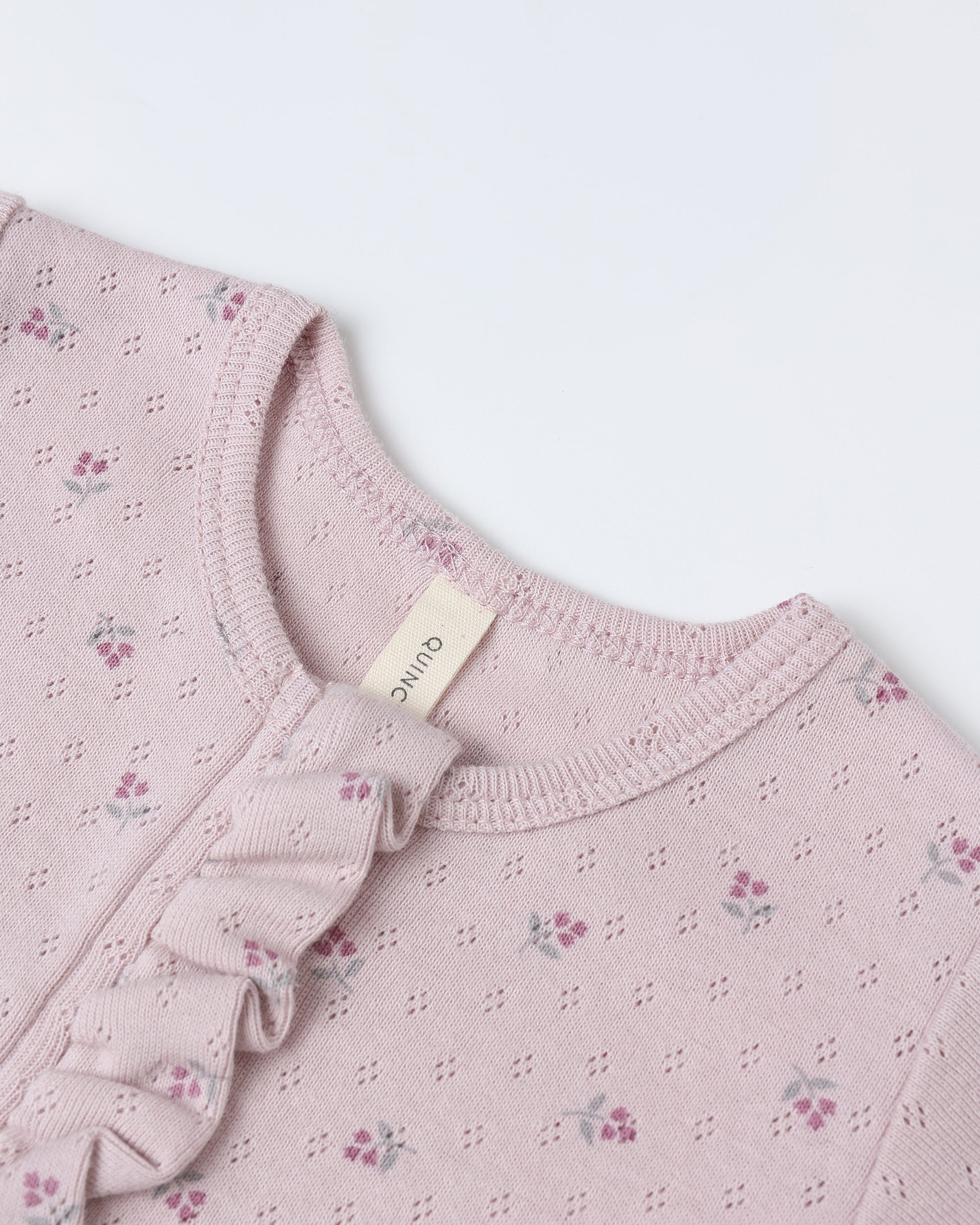 RUFFLE JUMPSUIT || LILAC DITSY