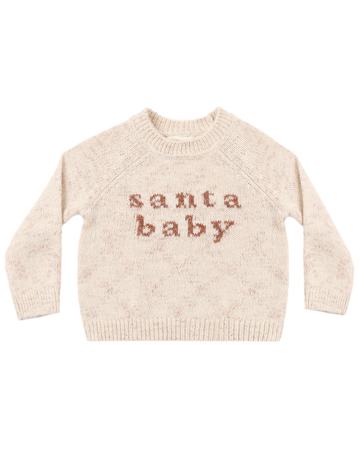 KNIT SWEATER SANTA BABY