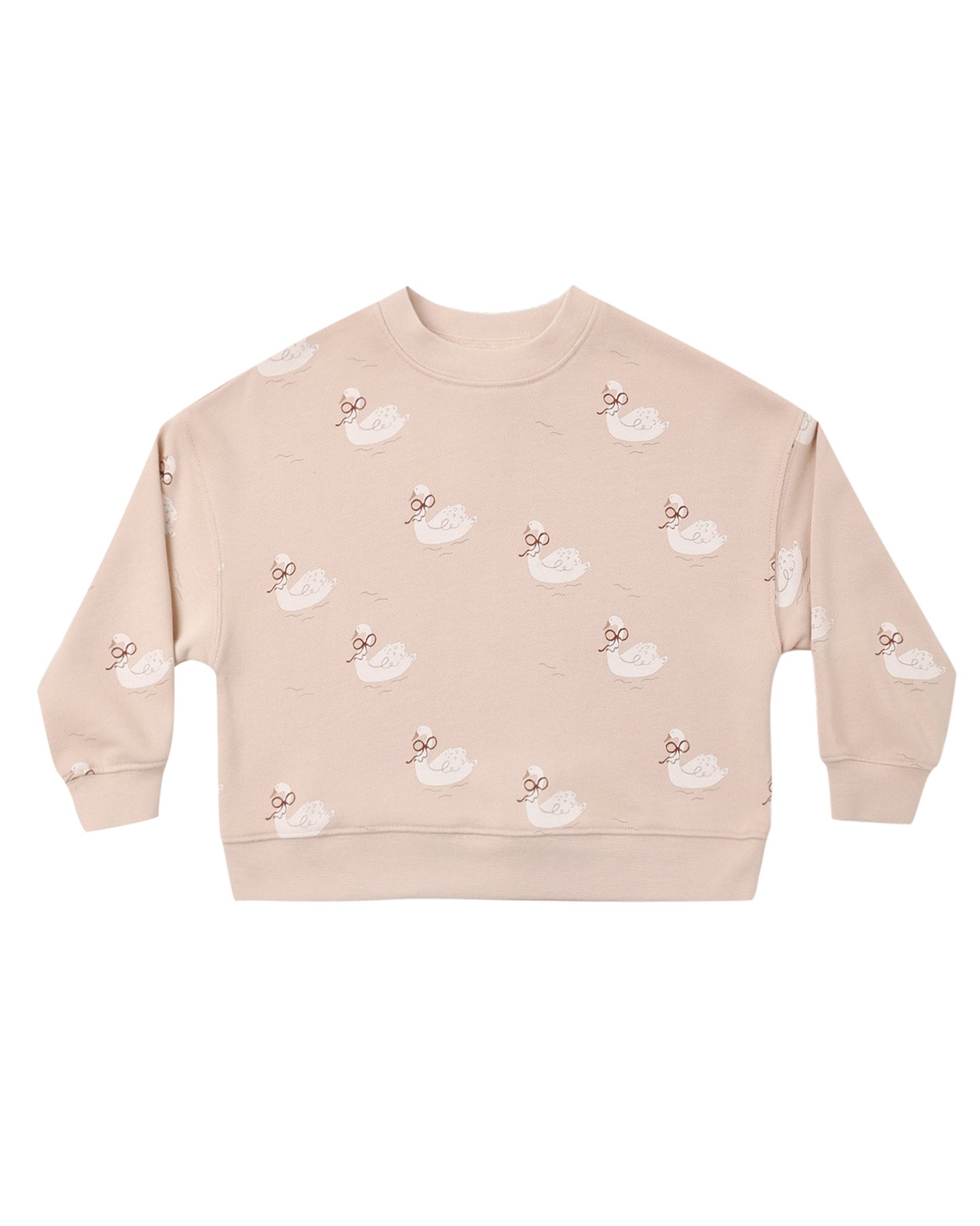 BOXY PULLOVER SWANS