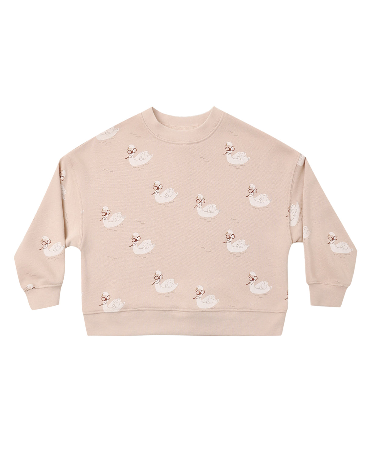 BOXY PULLOVER SWANS