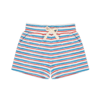 boys stripe french terry short
