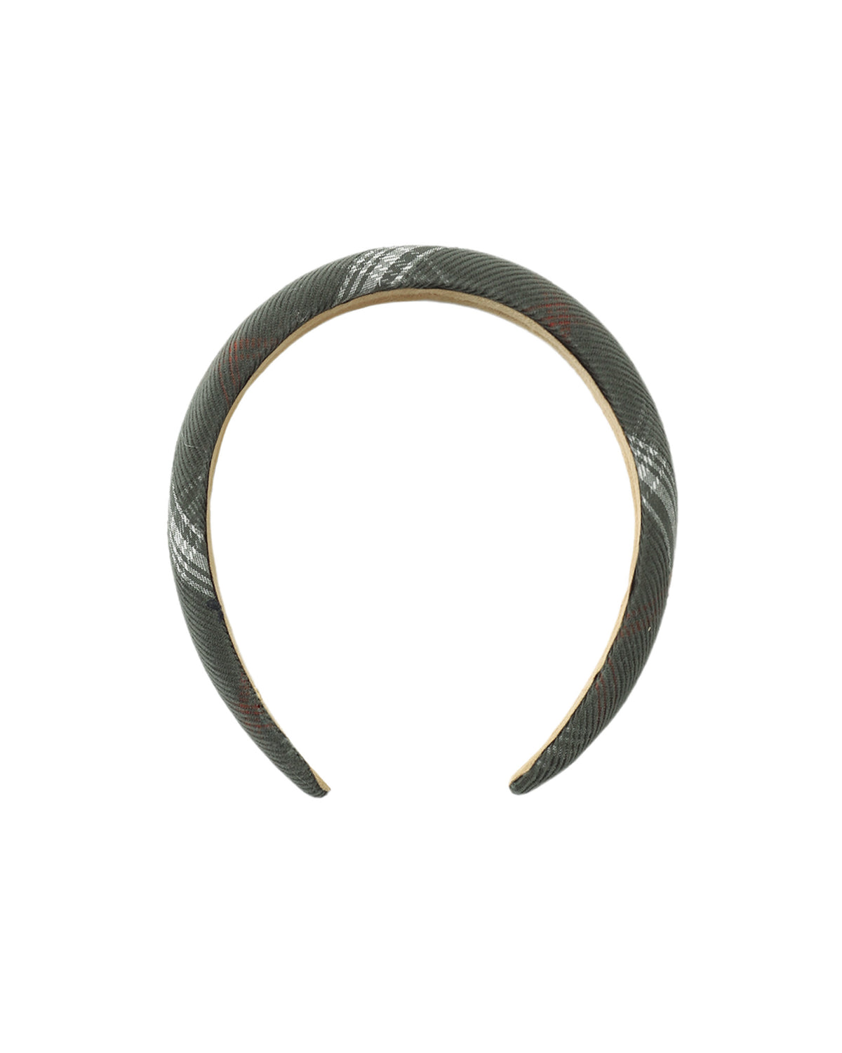 PADDED HEADBAND HOLIDAY PLAID