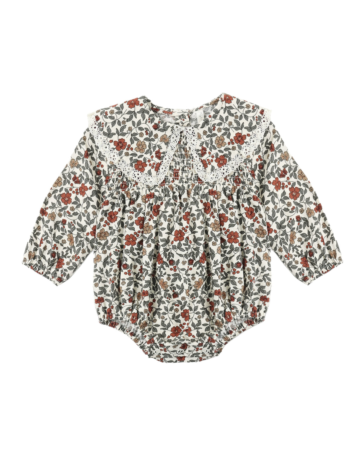 FERN ROMPER HOLIDAY FLORAL