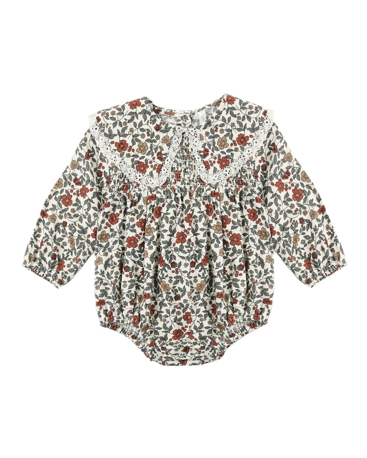 FERN ROMPER HOLIDAY FLORAL