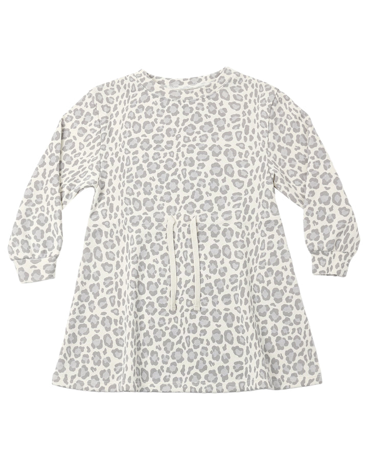 TATE DRESS BLUE LEOPARD