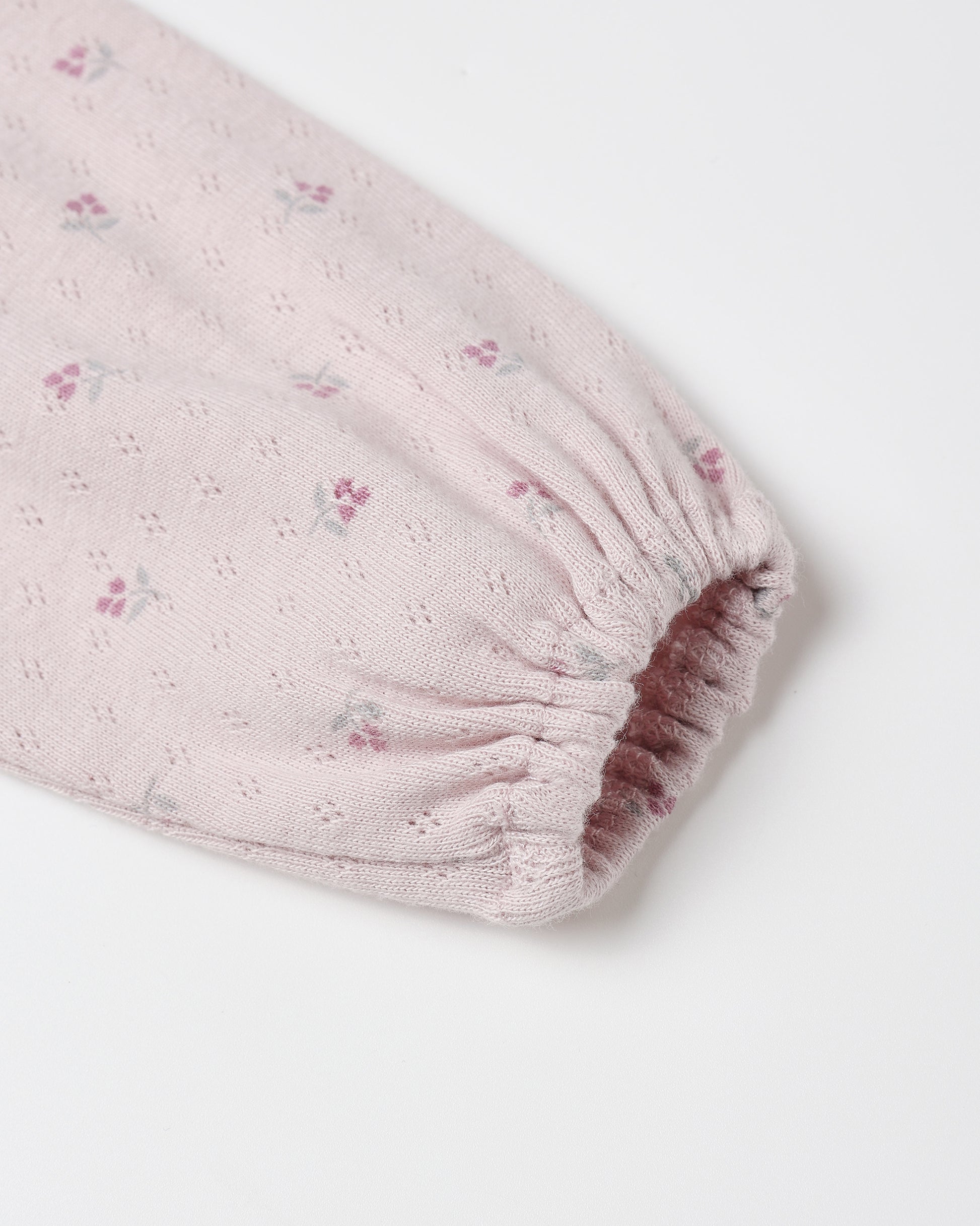 LONG SLEEVE RUFFLE V DRESS || LILAC DITSY