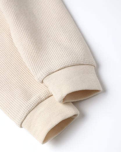 WAFFLE TOP + PANT SET || NATURAL