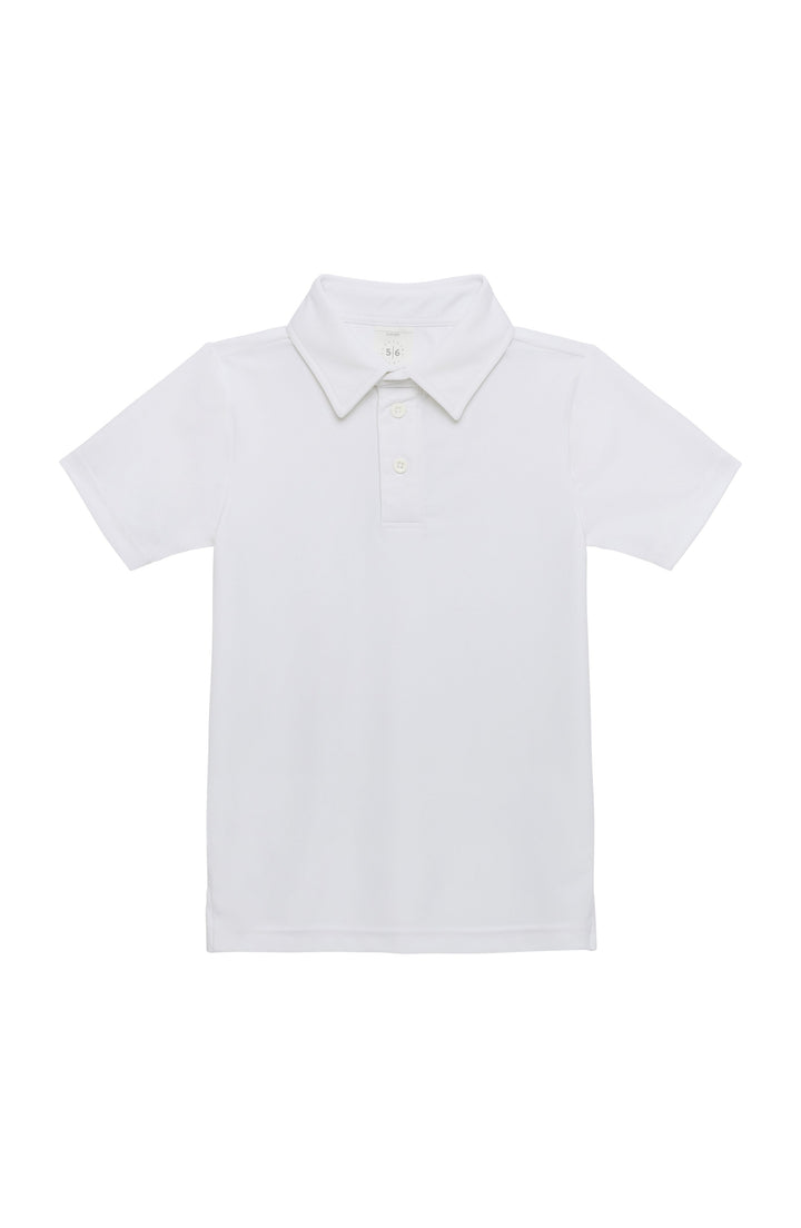 WHITE POLO SHIRT