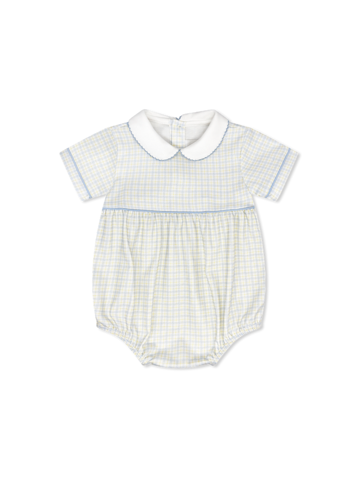 BABY BEA BUBBLE CORNFLOWER CHECK