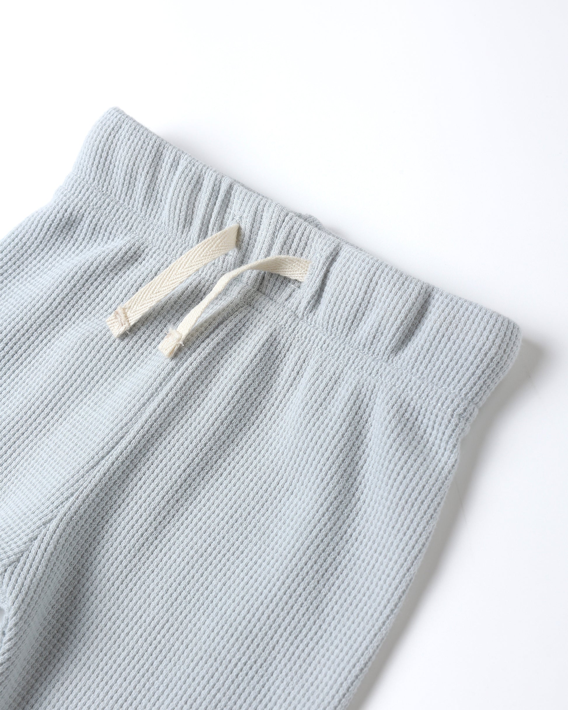 WAFFLE TOP + PANT SET || ICE BLUE