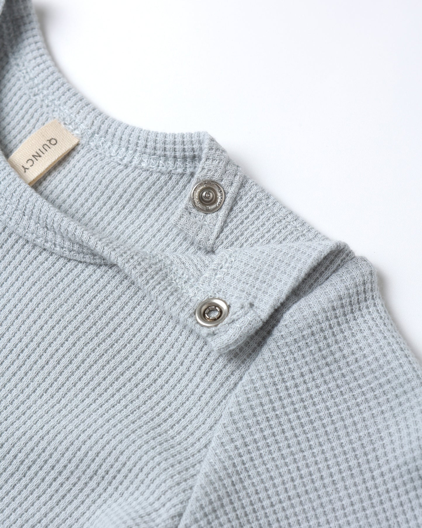 WAFFLE TOP + PANT SET || ICE BLUE