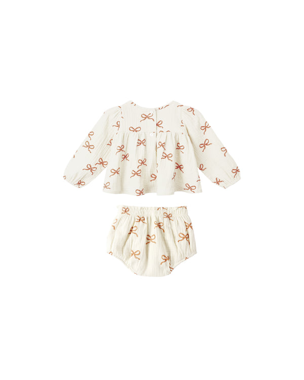 SOPHIA TOP + BLOOMER SET || RUBY BOWS