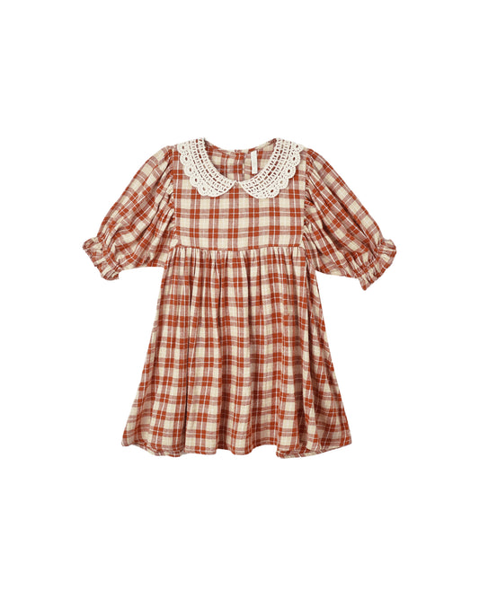 HEIDI DRESS || RED PLAID