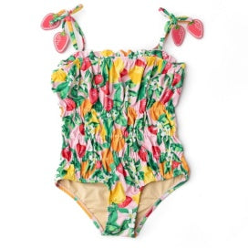 Smocked One Piece,  fruit punch