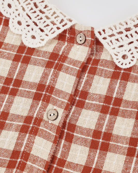 HEIDI DRESS || RED PLAID